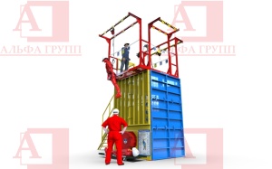 Учебно-тренировочный полигон (комплекс)  Альпинист-ЗП02-01.