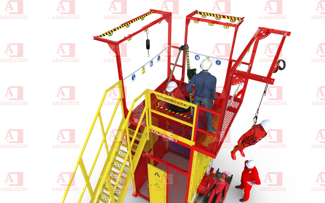 Учебно-тренировочный полигон (комплекс)  Альпинист-ЗП02-01.